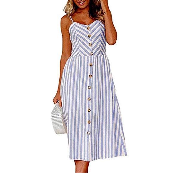 Spaghetti Strap Bohemian Dress